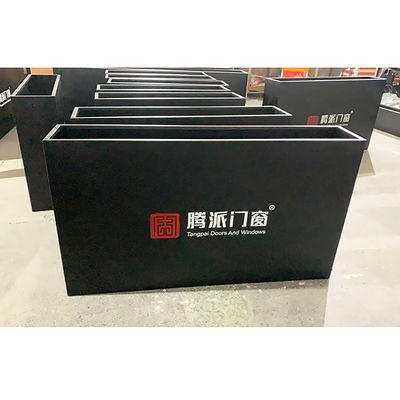 Bom preço Mobiliário de Jardim Exterior Comercial Metal Parque Público Vasos de Aço para Plantas Exterior Vasos de Flores Urbanos de Rua on-line