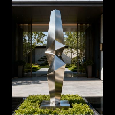 Bom preço Fabricantes chineses de esculturas de aço inoxidável 316L anticorrosivas para exteriores on-line