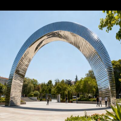 Escultura de aço inoxidável 316L projetada para exteriores da fundição chinesa à venda