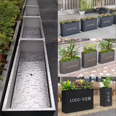 Bom preço Combinação Fire Pit & Planter - Design de dupla função de aço inoxidável personalizado on-line