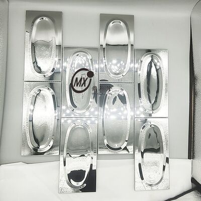 Bom preço Faixas de mosaico de aço inoxidável para embutir e decorar móveis on-line