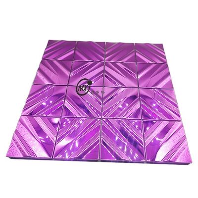 Bom preço Peel and Stick Stainless Steel Mosaic Tiles for Home Renovation on-line