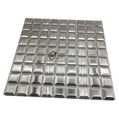 Bom preço Espelho polido mosaico de chip de aço inoxidável on-line