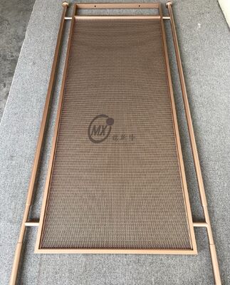 Bom preço Padrão Geométrico Contemporâneo Ecrã de Ecrã de Aço Inoxidável Com PVD Revestimento de Titânio e Espelho 8k Polonês em 304 Grau on-line