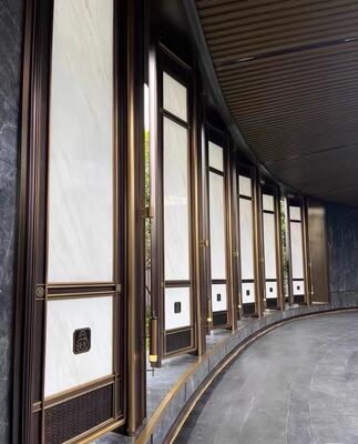 Bom preço Oriental Bamboo Pattern Stainless Steel Room Partition on-line