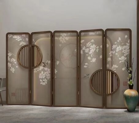 Bom preço European Ornate Laser Cut Stainless Steel Room Divider on-line