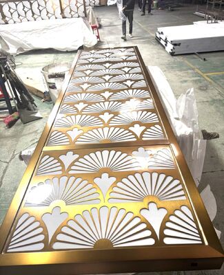 Bom preço Painel de divisória de aço inoxidável para showroom on-line