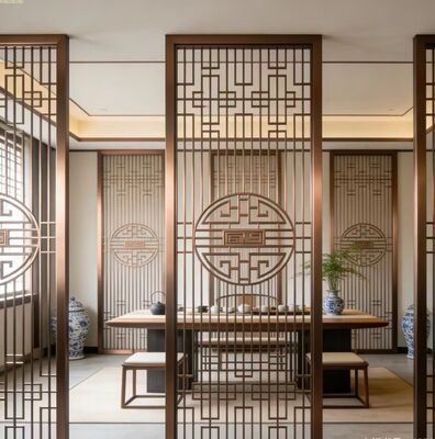 Bom preço Tela de aço inoxidável para corredor de hotel – padrões personalizáveis on-line