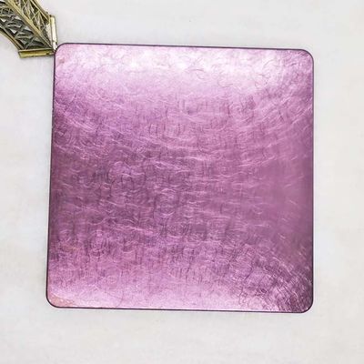 Bom preço Folha PVD antiusura BV de Rose Red Colored Stainless Steel da vibração da pérola on-line